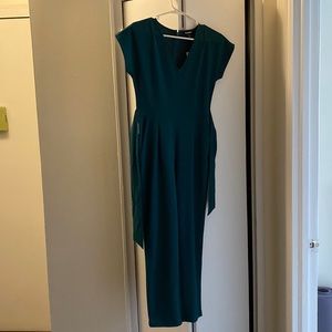 Emerald green formal jumpsuit from Express; never worn